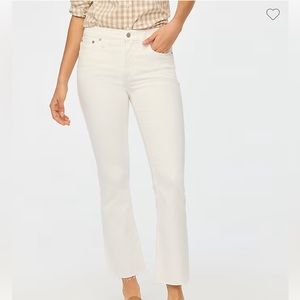 Jcrew white jeans! Never worn!